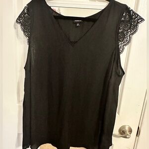 Torrid 2 Black Blouse